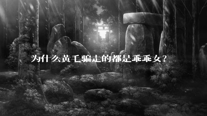 为什么黄毛骗走的都是乖乖女？