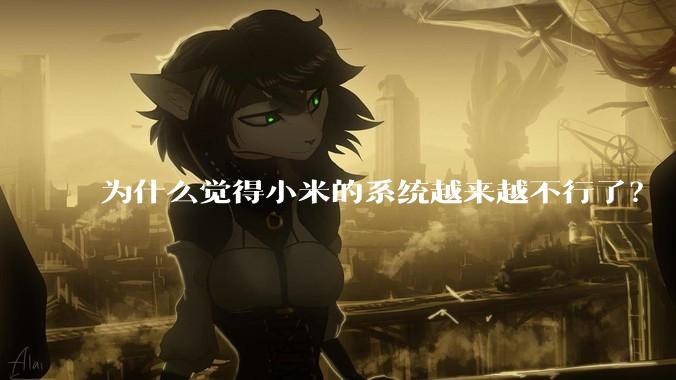 为什么觉得小米的系统越来越不行了？